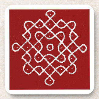 Porta copos Kolam Rangoli Glass