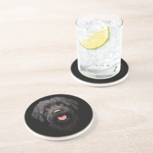 Porta-copos Labradoodle Black Dog