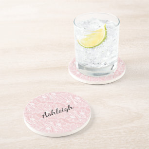 Porta-copos Lace Floral Rosa