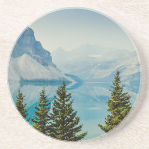 Porta-copos lagoas de montanha do inverno