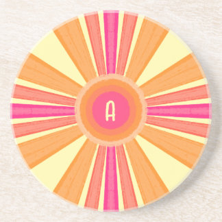 Porta-copos Laranja e Rosa Sunshine