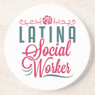 Porta-copos Latina Trabalhadora social LCSW Latinx Hispânico