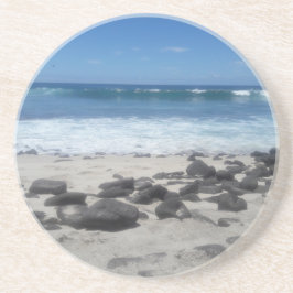 Porta-copos Lava Rock Beach Ocean Waves