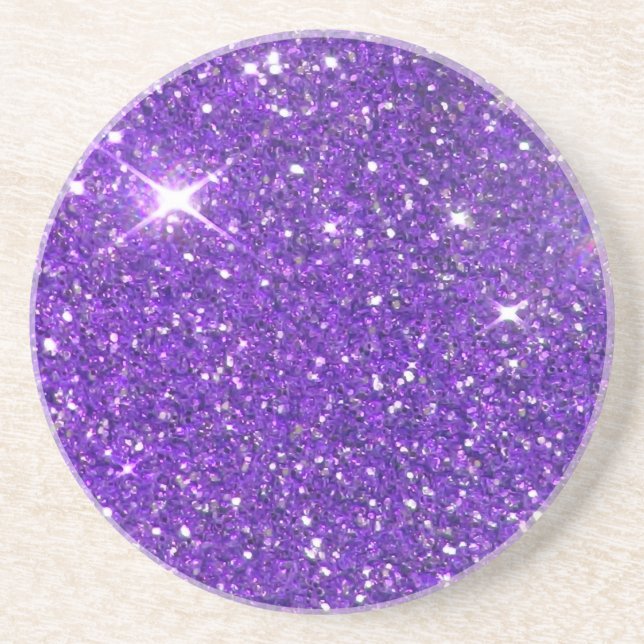 Porta-copos Lavanda de Trendy Roxo Glitter Glitz (Frente)