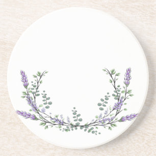 Porta-copos Lavanda e eucalipto