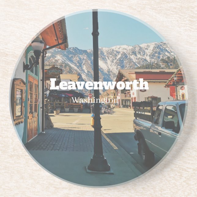 Porta-copos Leavenworth - Washington  (Frente)