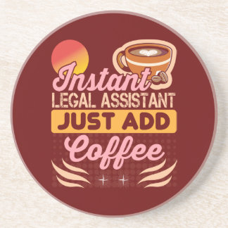 Porta-copos Legal Assistant Coffee Coaster Desk Gift