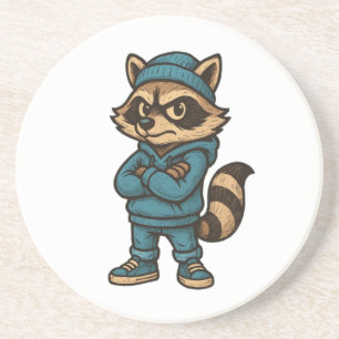 Porta-copos Legal Gangster Raccoon - Urban Streetwear Animal H