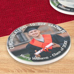 Porta-copos Lembrança de Foto Personalizada de Formatura