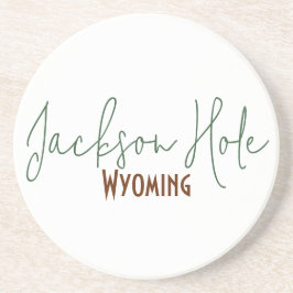 Porta-copos Lembrança de Viagem para Jackson Hole, Wyoming