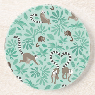 Porta-copos Lemur love mint leaves