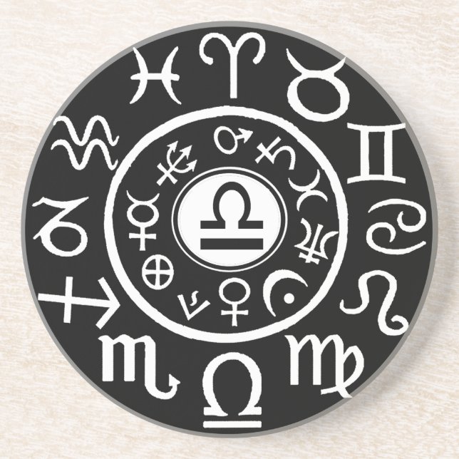 Porta-copos Libra Zodiac (Frente)