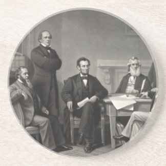 Porta-copos Lincoln Lendo a Proclamação da Emancipação
