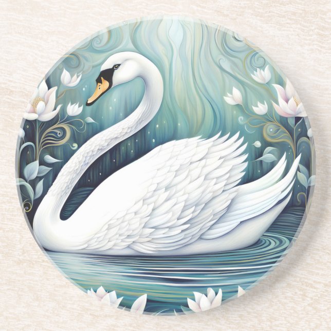 Porta-copos Linda Swan (Frente)