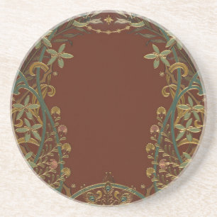 Porta-copos Lindo Floral Nouveau Com Lírio