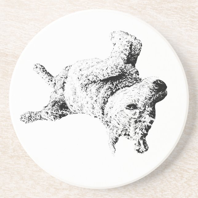 Porta-copos Linhas de Humor Relaxadas (Frente)