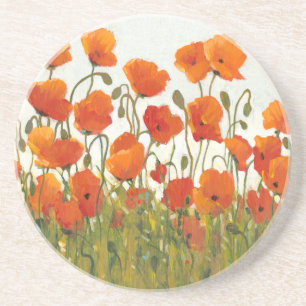 Porta-copos Linhas de Poppies I