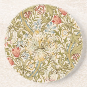 Porta-copos Lírio Art Nouveau de William Morris