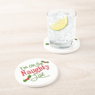 PORTA-COPOS ***LISTA TRAVESSA DE NATAL?*** POSAVASOS