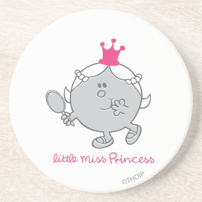 Porta-copos Little Miss Princesa | Espelho (Frente)