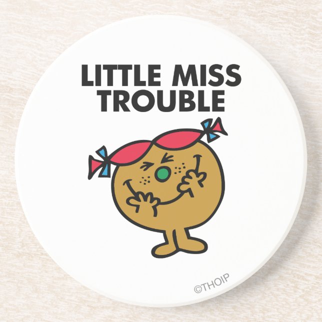 Porta-copos Little Miss Trouble | Risos (Frente)