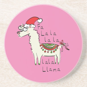 Porta-copos Llama Christmas Kids é engraçado