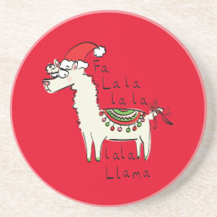 Porta-copos Llama Natal Crianças Fofo Divertido