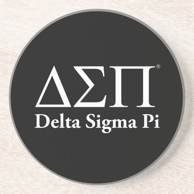 Porta-copos Logotipo Clássico Delta Sigma Pi (Frente)