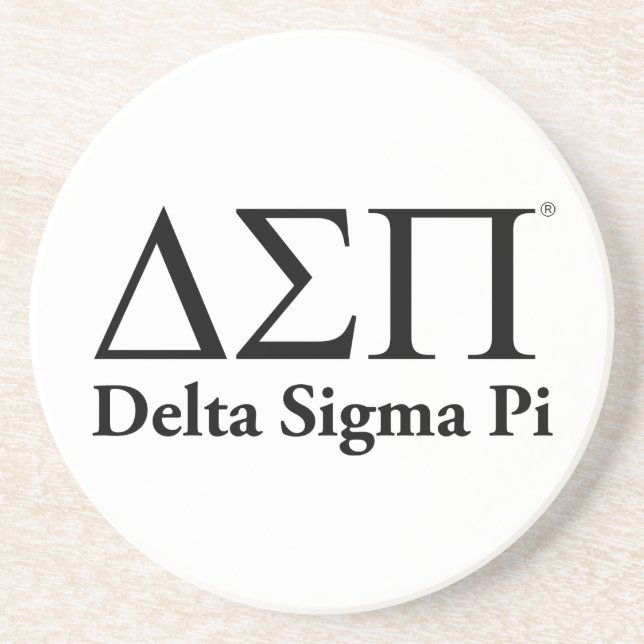 Porta-copos Logotipo Clássico Delta Sigma Pi (Frente)