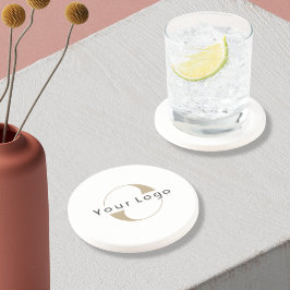 Porta-copos Logótipo da empresa Simple Minimamente Limpo Sands