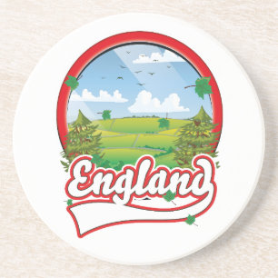 Porta-copos logotipo da England Travel