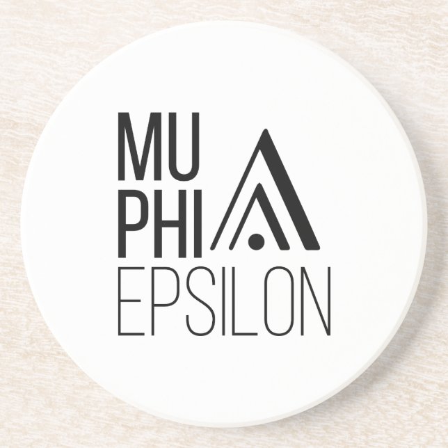 Porta-copos Logotipo da Mu Phi Epsilon (Frente)