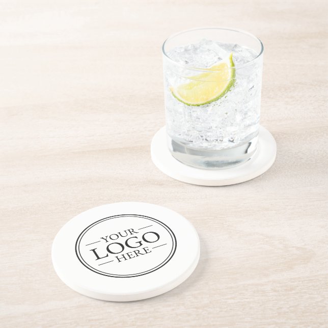 Porta-copos Logotipo Personalizado para Negócios (Lateral)