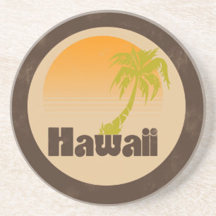 Porta-copos Logotipo Vintage Hawaii