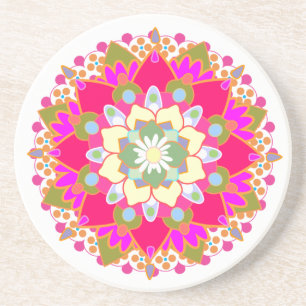 Porta copos Lotus Mandala