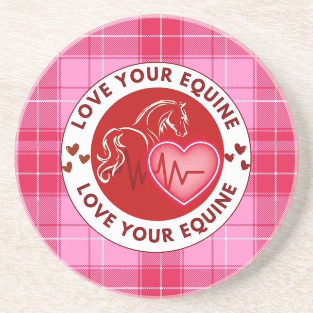 Porta-copos Love Your Equine  (Frente)