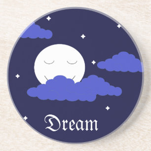 Porta-copos Lua cheia à meia-noite e estrelas