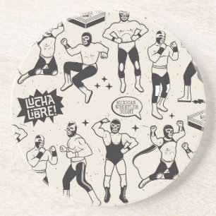 Porta-copos Lucha Libre: Padrão mexicano de lutador