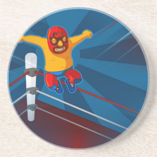 Porta-copos luchador