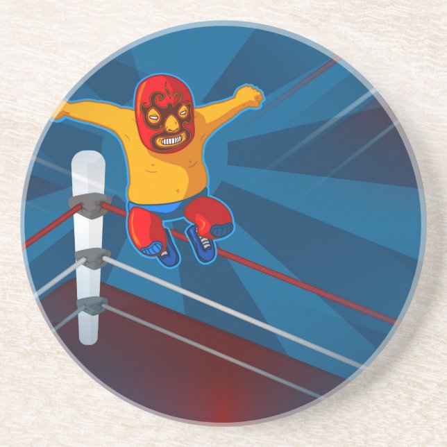Porta-copos luchador (Frente)