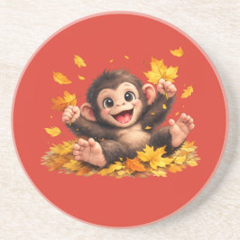 Porta-copos Macaco Sorridente com Olhos Grandes Tropical Diver