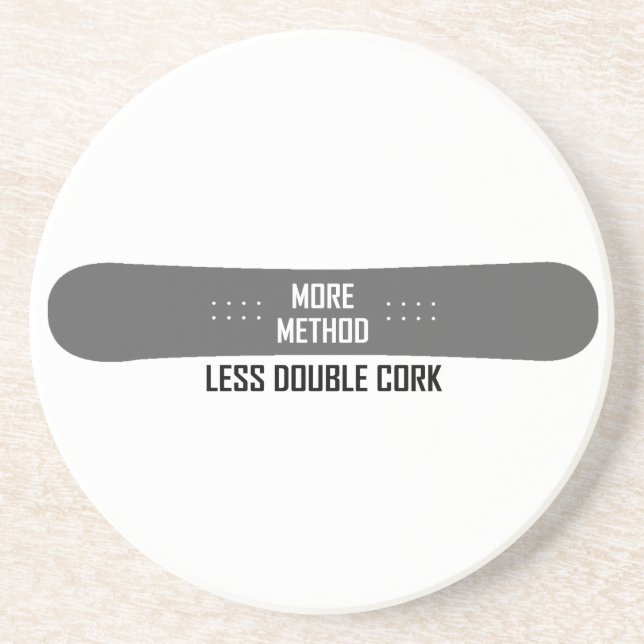 Porta-copos Mais Método Menos Cork Duplo (Frente)