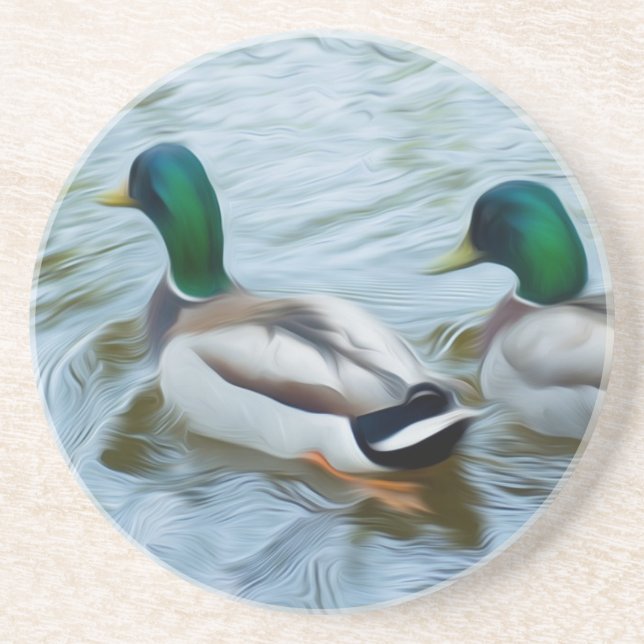Porta-copos Mallard Ducks (Frente)
