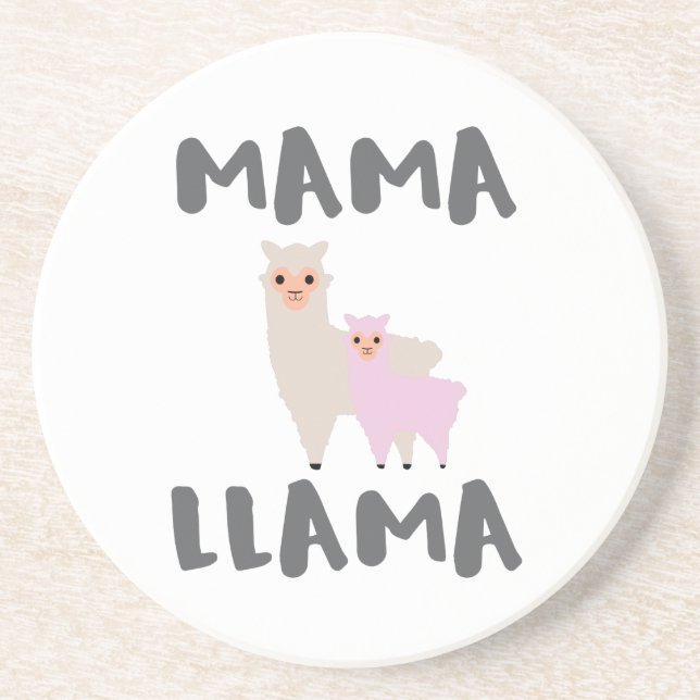 Porta-copos Mama Llama Mãe (Frente)