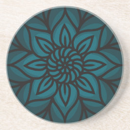 Porta-copos Mandala Design Sandstone Coaster