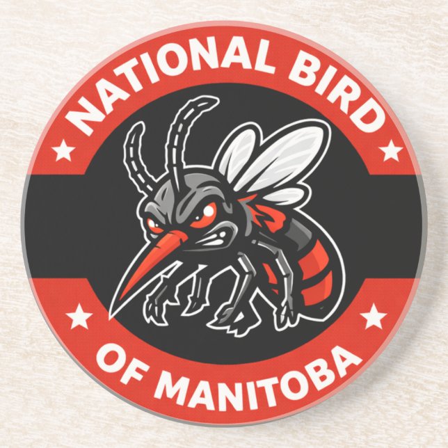 Porta-copos Manitoba National Bird Coasters (Frente)