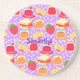Porta-copos Manteiga De Amendoim E Geleia De Morango