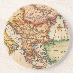 Porta-copos Mapa antigo antigo inspirado (2)