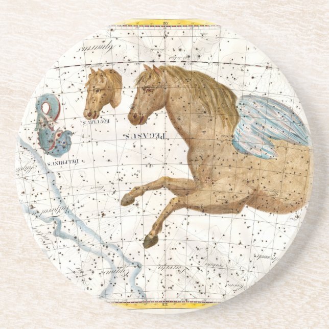 Porta-copos Mapa Celestial Pegasus (Frente)