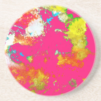 Porta-copos Mapa de calor rosa quente